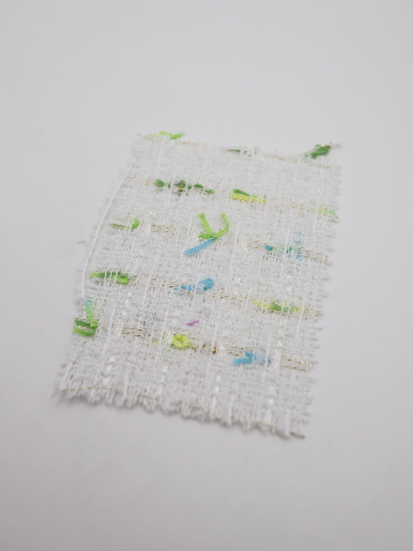 カラフルテープヤーンミックスツイード生地　スカートやワンピースやジャケットなど◎【26SS-073】