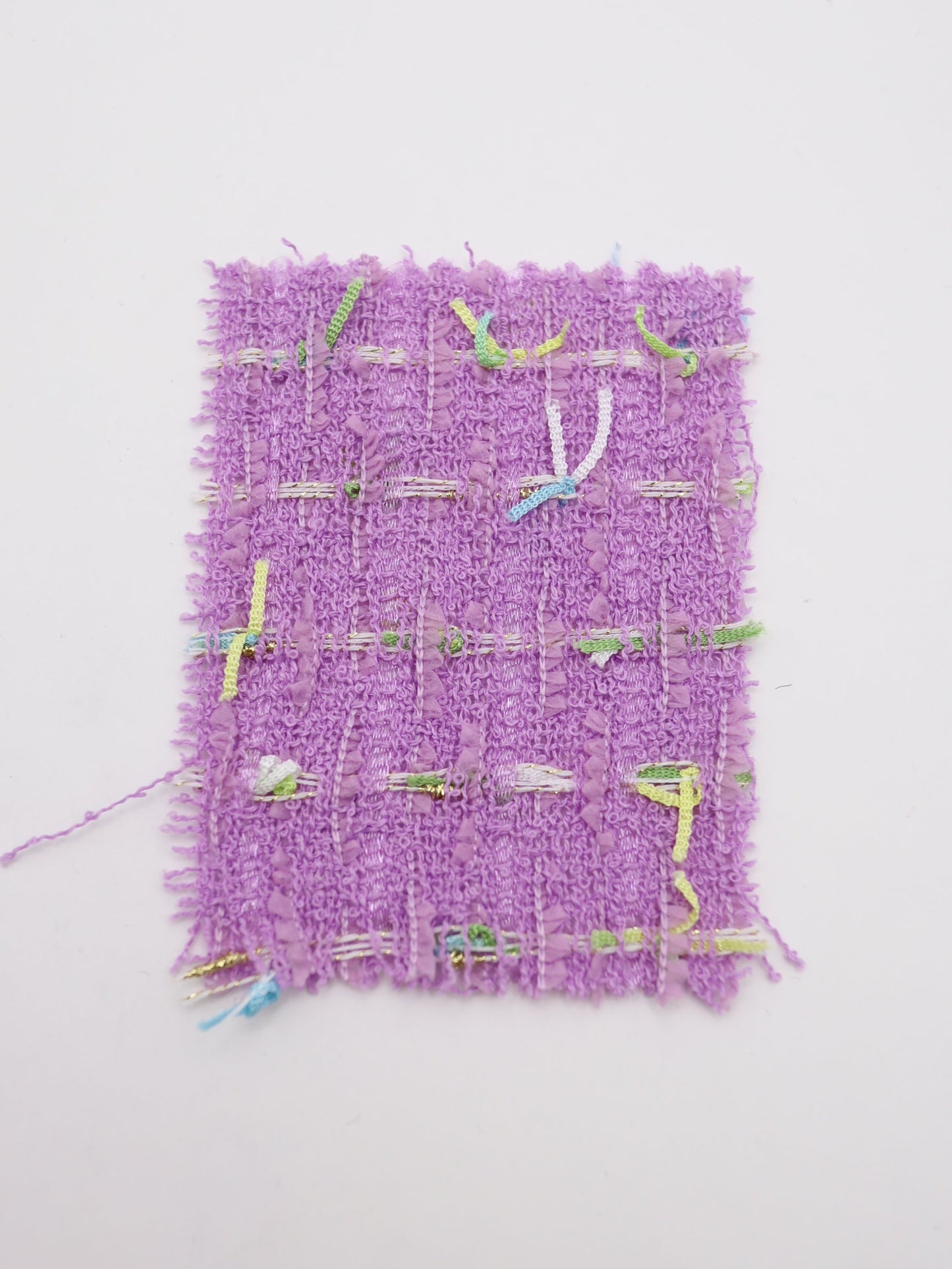 カラフルテープヤーンミックスツイード生地　スカートやワンピースやジャケットなど◎【26SS-073】