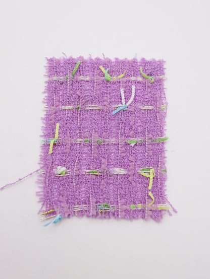 カラフルテープヤーンミックスツイード生地　スカートやワンピースやジャケットなど◎【26SS-073】