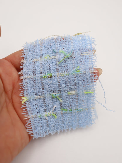 カラフルテープヤーンミックスツイード生地　スカートやワンピースやジャケットなど◎【26SS-073】