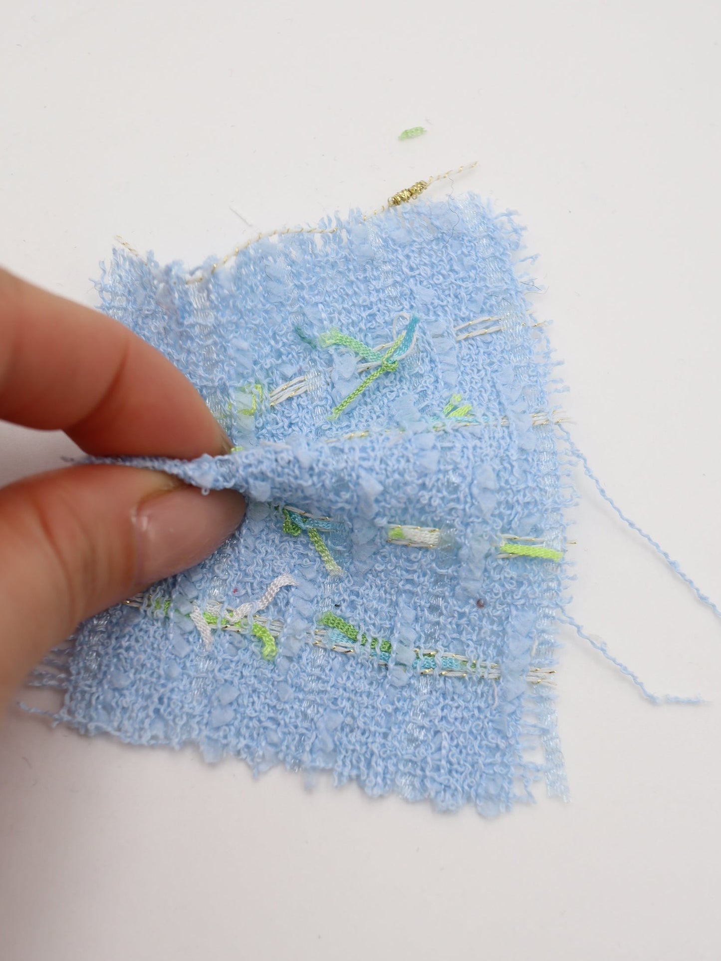 カラフルテープヤーンミックスツイード生地　スカートやワンピースやジャケットなど◎【26SS-073】