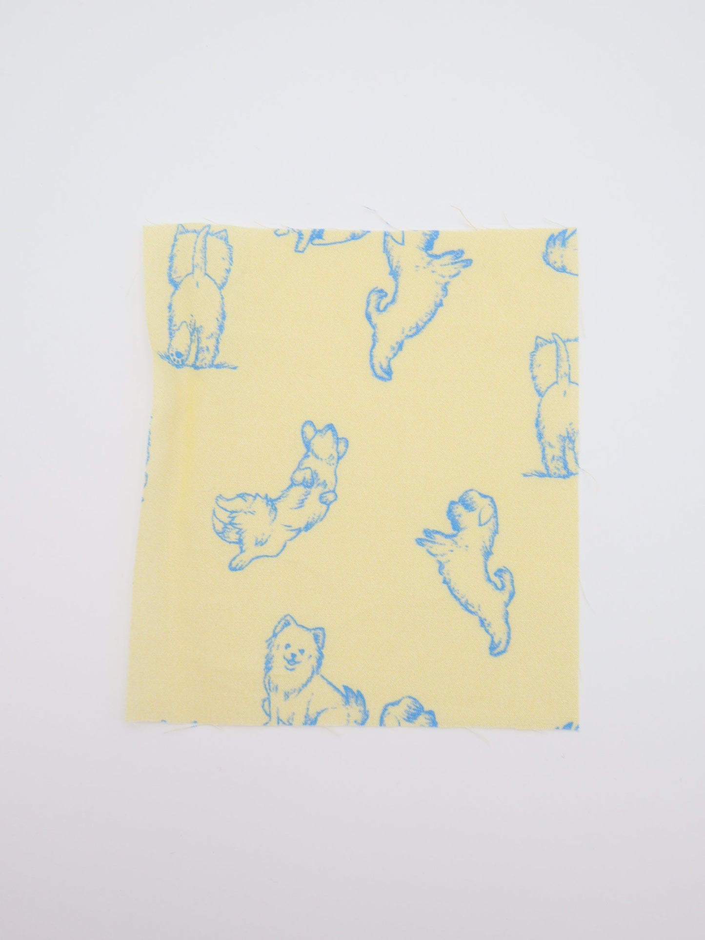 【25AW-047】ころころわんこプリント綿ローン　/0.5ｙあたり＝～810円