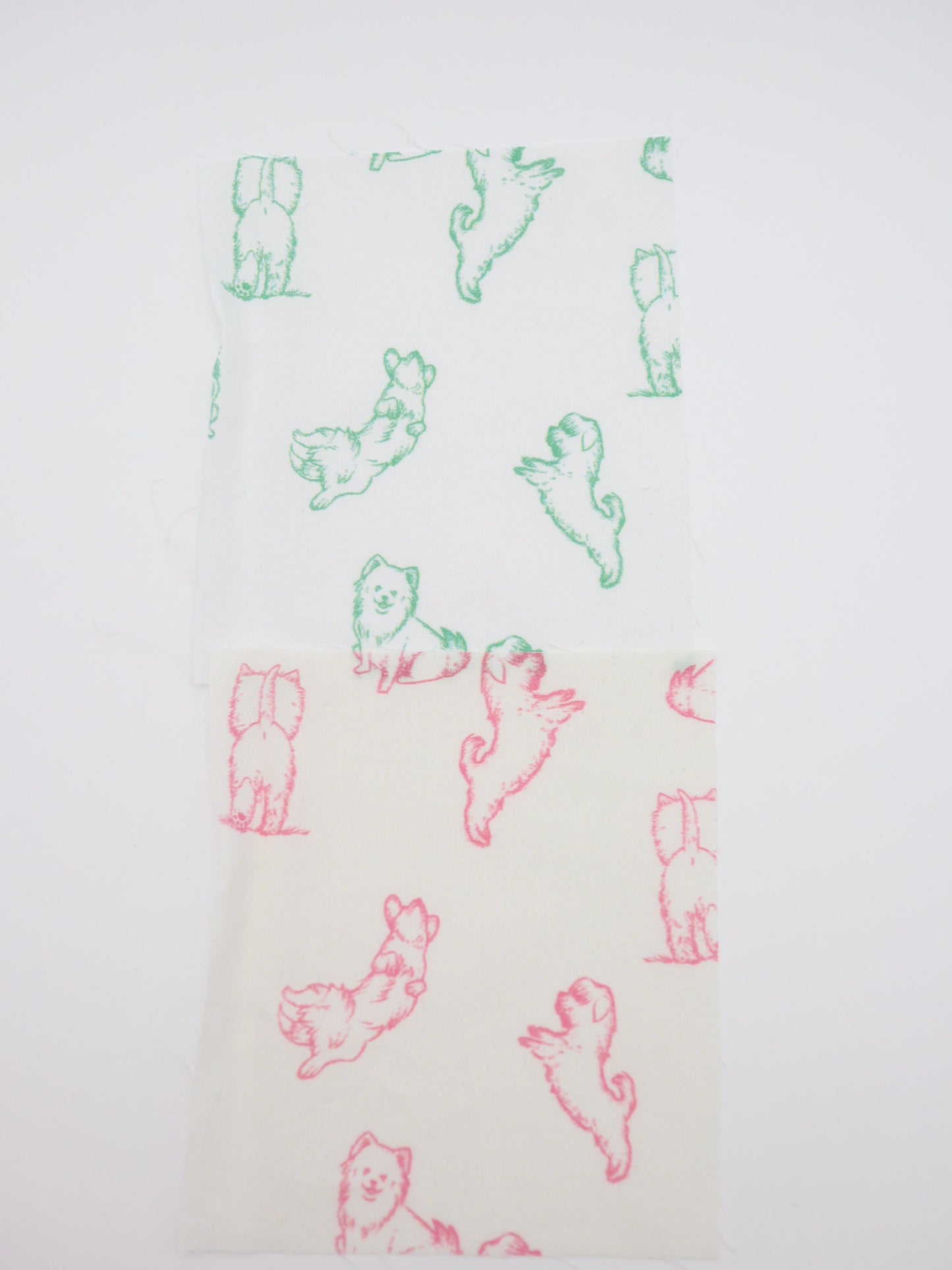 【25AW-047】ころころわんこプリント綿ローン　/0.5ｙあたり＝～810円