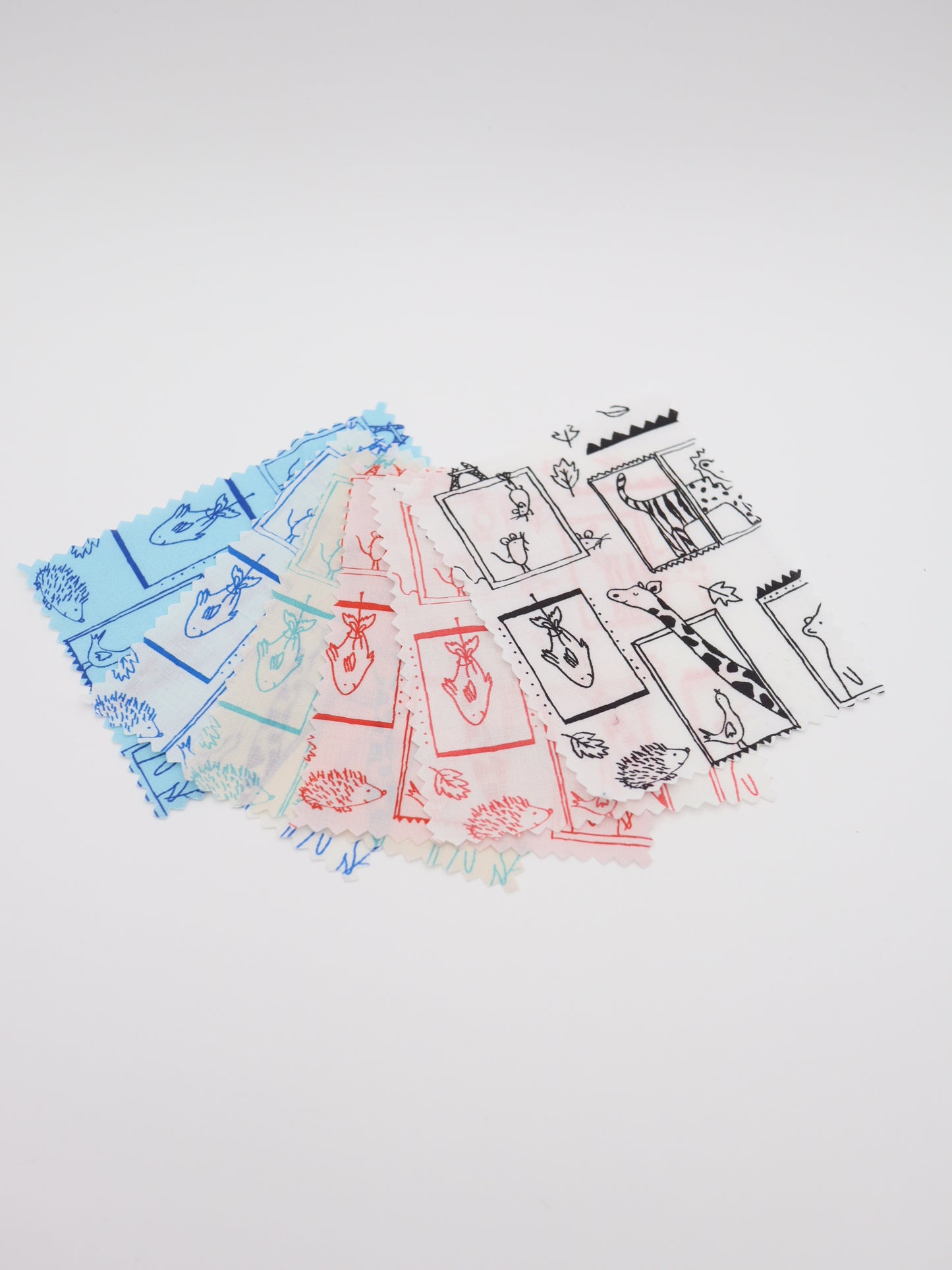 【25AW-049】窓からあにまるずプリント綿ローン　/0.5ｙあたり=～830円