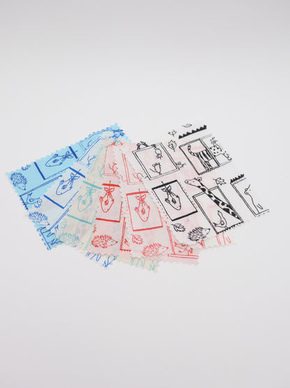 【25AW-049】窓からあにまるずプリント綿ローン　/0.5ｙあたり=～830円