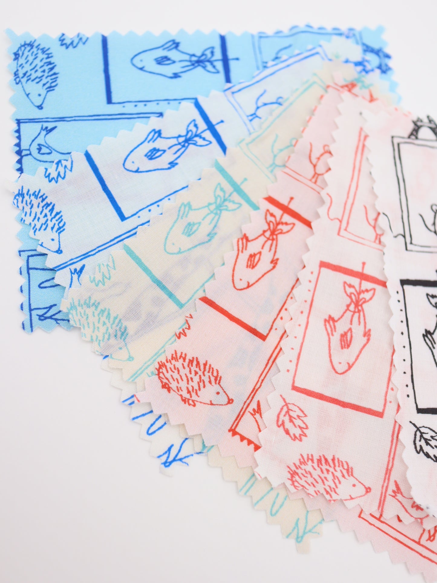 【25AW-049】窓からあにまるずプリント綿ローン　/0.5ｙあたり=～830円