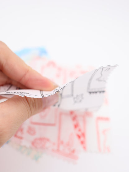 【25AW-049】窓からあにまるずプリント綿ローン　/0.5ｙあたり=～830円