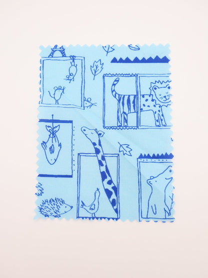 【25AW-049】窓からあにまるずプリント綿ローン　/0.5ｙあたり=～830円