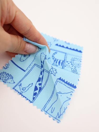 【25AW-049】窓からあにまるずプリント綿ローン　/0.5ｙあたり=～830円