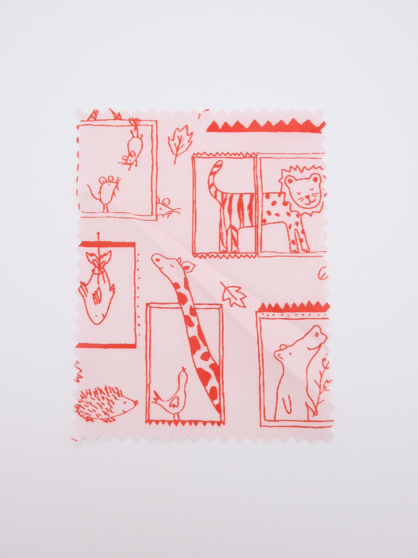 【25AW-049】窓からあにまるずプリント綿ローン　/0.5ｙあたり=～830円