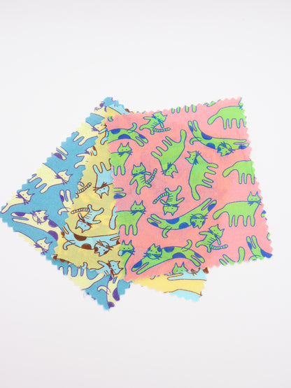 【25AW-050】猫村猫太さんプリント綿ローン　/0.5ｙあたり=～745円