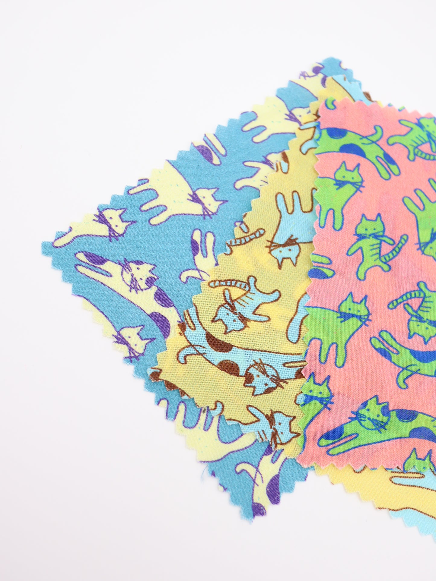 【25AW-050】猫村猫太さんプリント綿ローン　/0.5ｙあたり=～745円