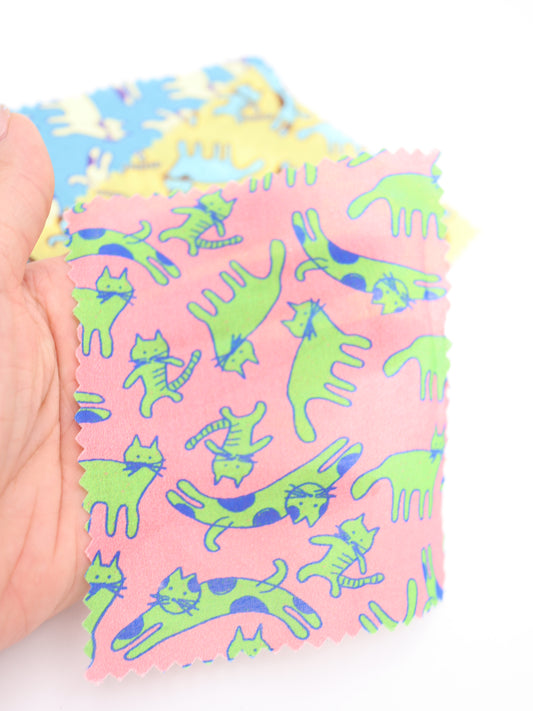 【25AW-050】猫村猫太さんプリント綿ローン　/0.5ｙあたり=～745円