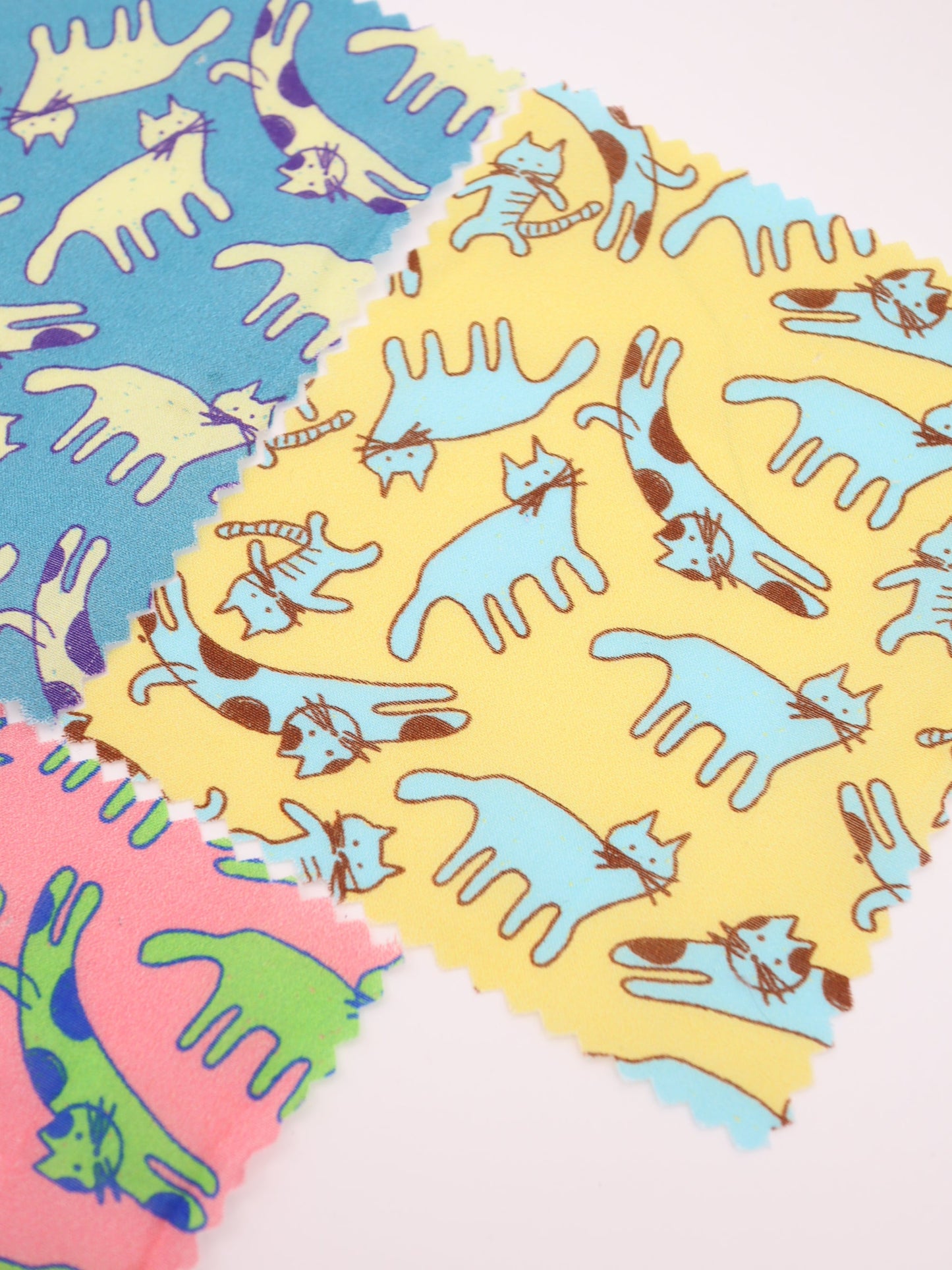 【25AW-050】猫村猫太さんプリント綿ローン　/0.5ｙあたり=～745円