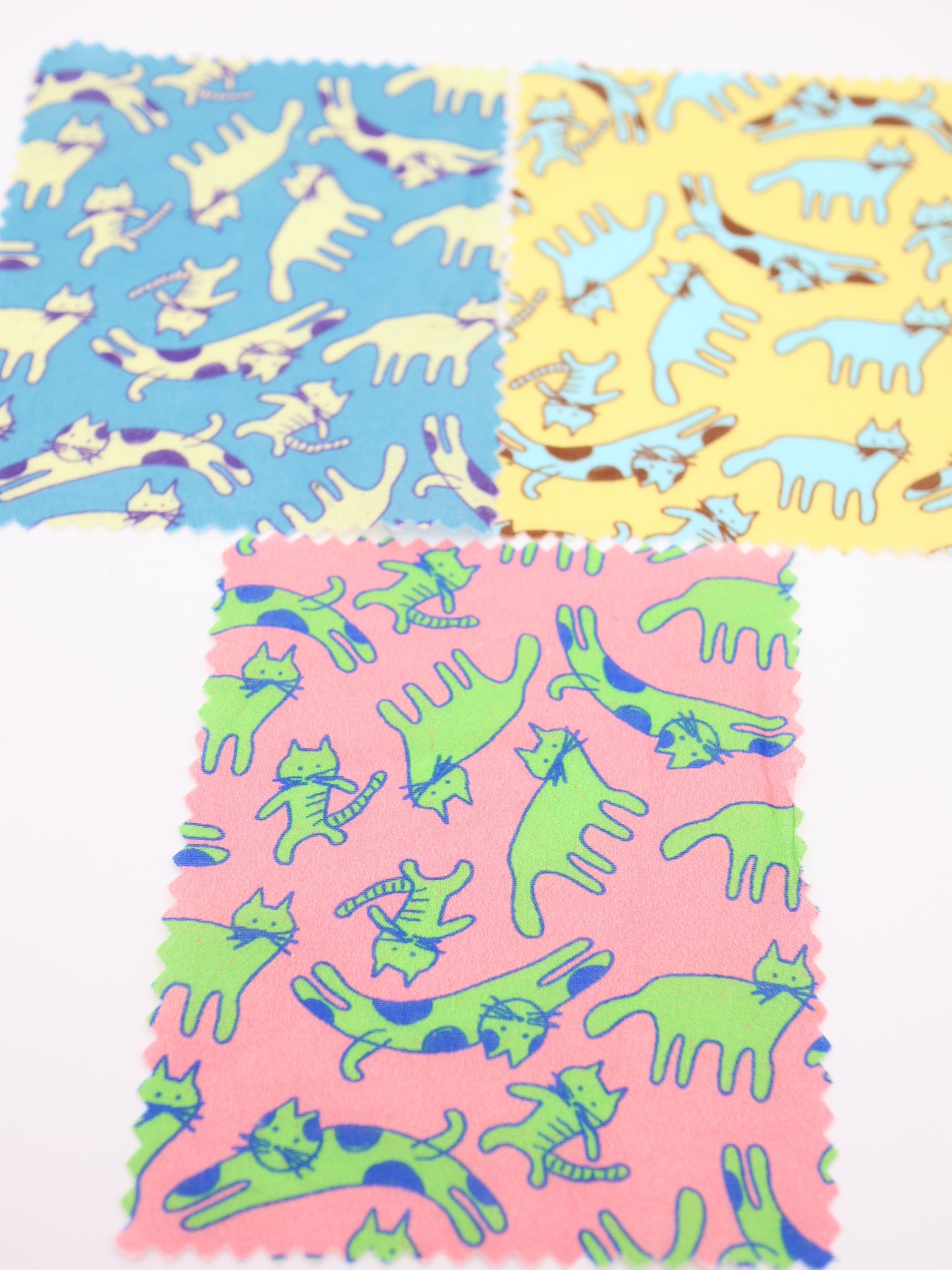 【25AW-050】猫村猫太さんプリント綿ローン　/0.5ｙあたり=～745円