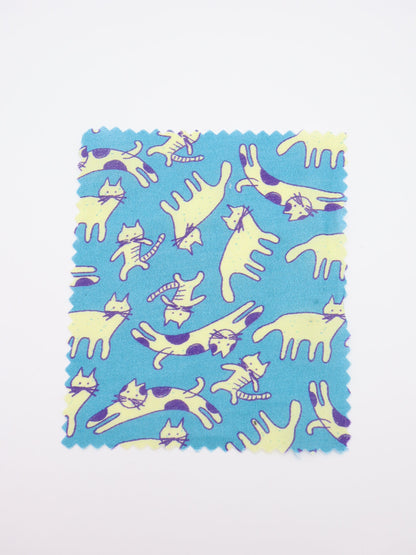 【25AW-050】猫村猫太さんプリント綿ローン　/0.5ｙあたり=～745円