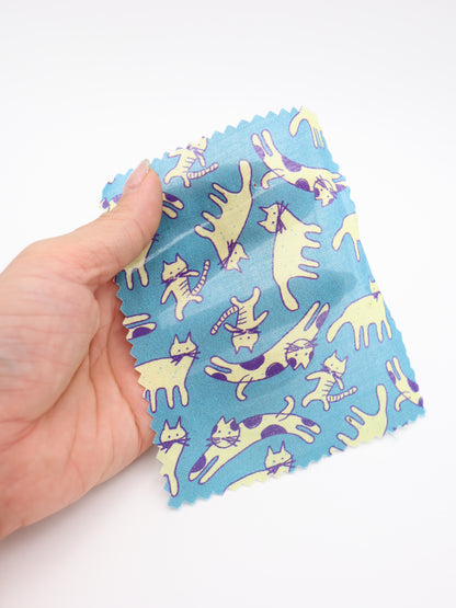 【25AW-050】猫村猫太さんプリント綿ローン　/0.5ｙあたり=～745円