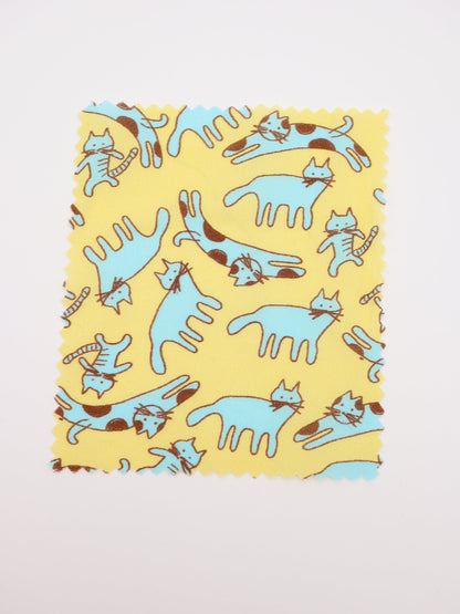 【25AW-050】猫村猫太さんプリント綿ローン　/0.5ｙあたり=～745円