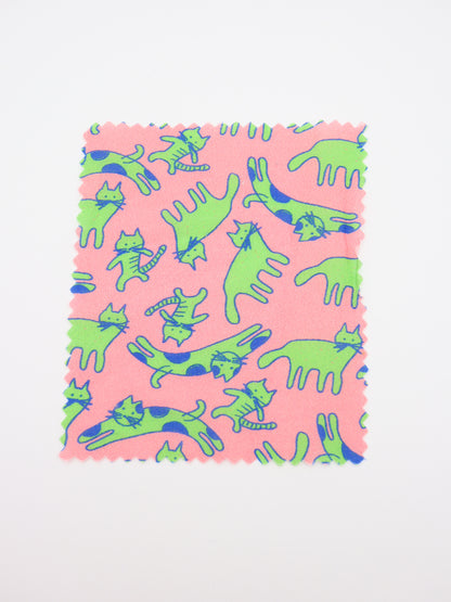 【25AW-050】猫村猫太さんプリント綿ローン　/0.5ｙあたり=～745円