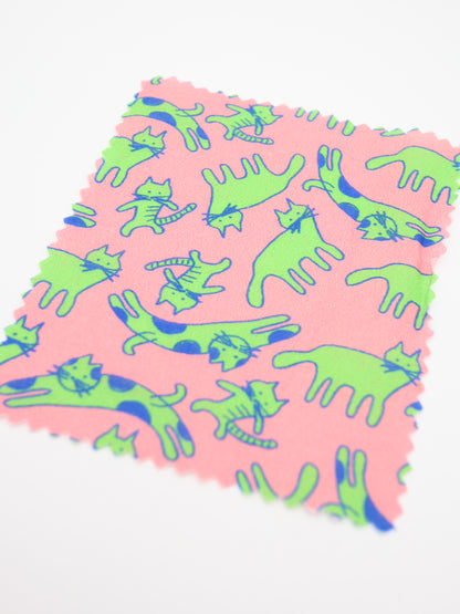 【25AW-050】猫村猫太さんプリント綿ローン　/0.5ｙあたり=～745円