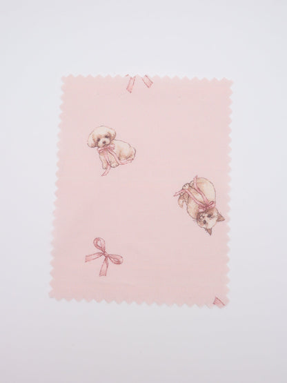 【25AW-046】おすわりしゃむねこ＆といぷーちゃんプリント綿ローン　/0.5ｙあたり=～795円