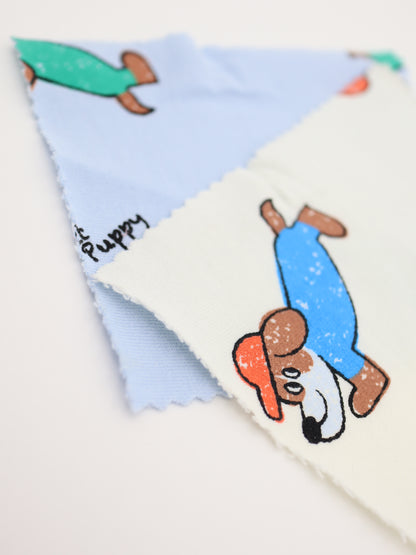 【25AW-051】帽子ダックスプリントミニ裏毛　/0.5ｙあたり=～860円