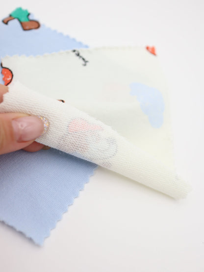 【25AW-051】帽子ダックスプリントミニ裏毛　/0.5ｙあたり=～860円