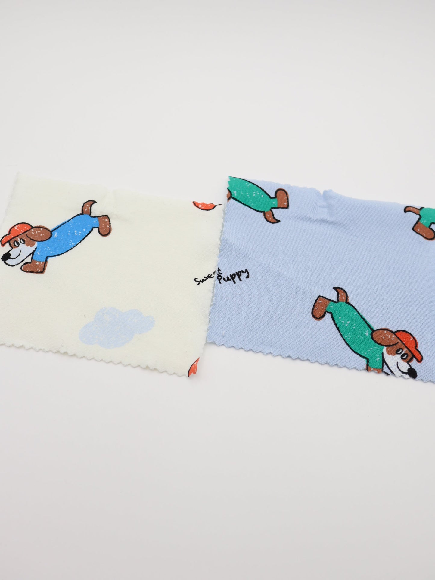 【25AW-051】帽子ダックスプリントミニ裏毛　/0.5ｙあたり=～860円