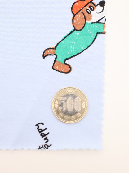 【25AW-051】帽子ダックスプリントミニ裏毛　/0.5ｙあたり=～860円