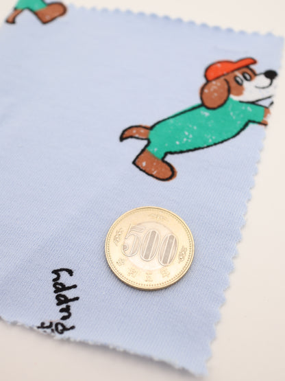 【25AW-051】帽子ダックスプリントミニ裏毛　/0.5ｙあたり=～860円