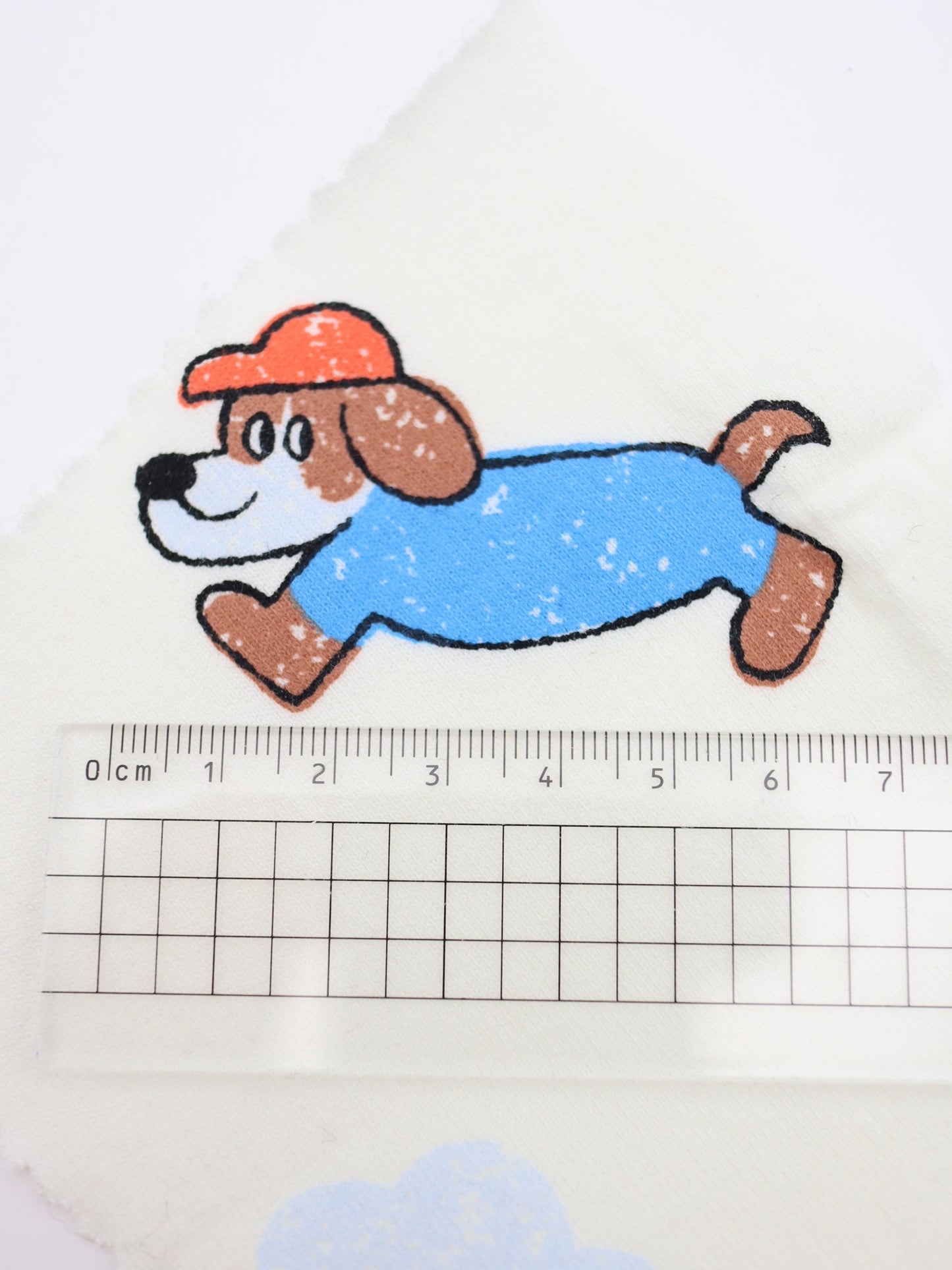 【25AW-051】帽子ダックスプリントミニ裏毛　/0.5ｙあたり=～860円