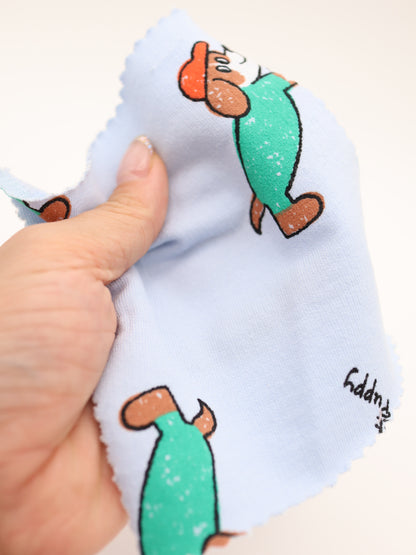 【25AW-051】帽子ダックスプリントミニ裏毛　/0.5ｙあたり=～860円