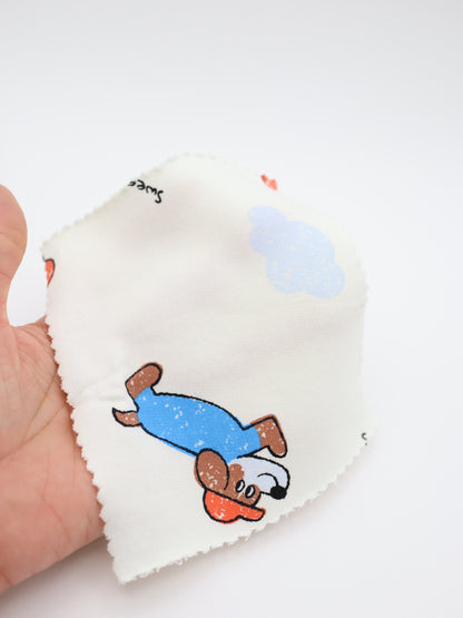 【25AW-051】帽子ダックスプリントミニ裏毛　/0.5ｙあたり=～860円