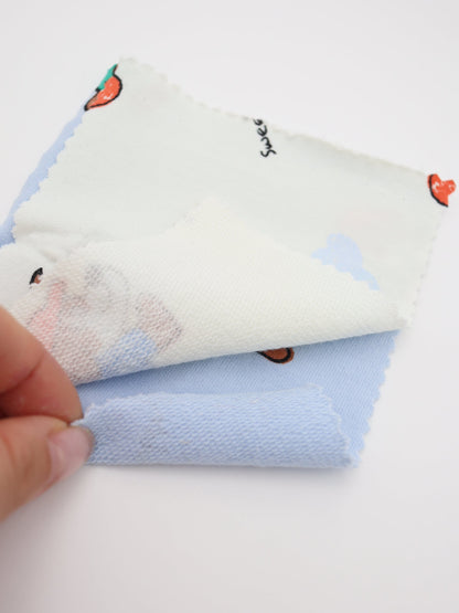 【25AW-051】帽子ダックスプリントミニ裏毛　/0.5ｙあたり=～860円