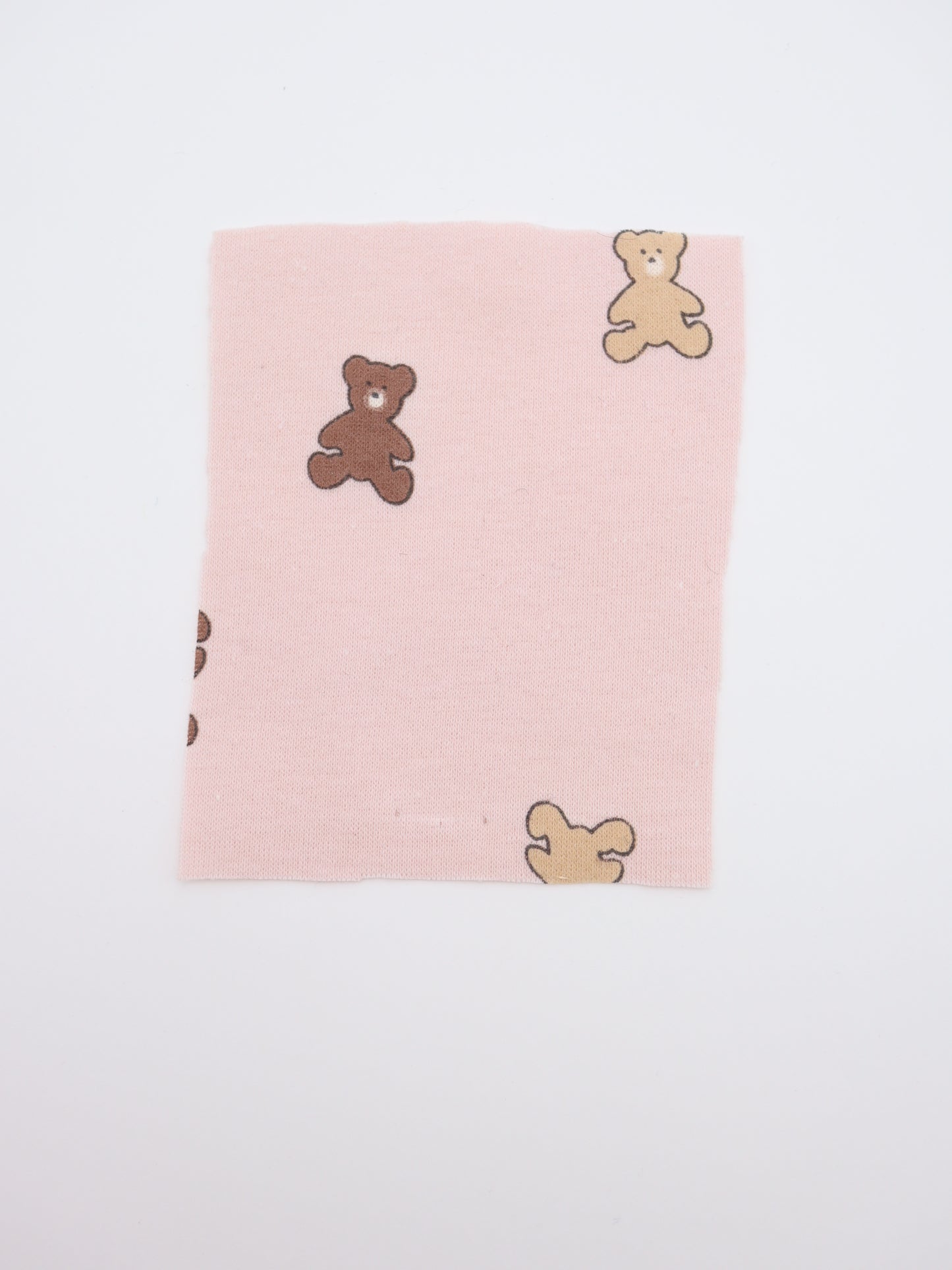 【25AW-052】クマちゃんプリントフライスニット　/0.5ｙあたり=～900円