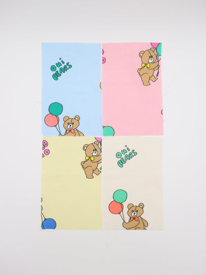 【25AW-023】バルーンクマさんプリント綿ローン　/0.5ｙあたり=～815円