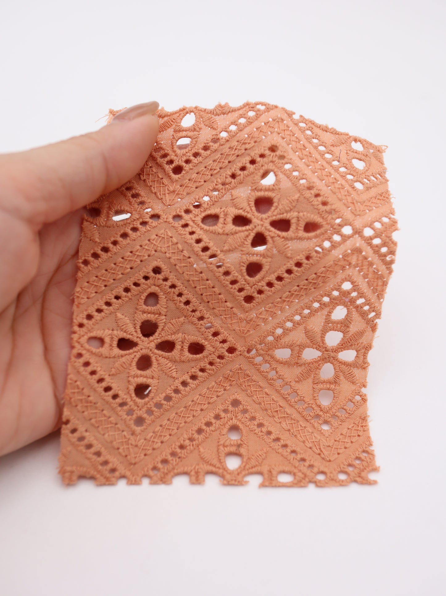 綿100%・パネル幾何フラワー刺繍ローン生地｜【生地幅】約132センチ 【混率】綿100％｜ドッグウエア・KIDSウエア・ブラウス・雑貨向き｜26AW-242