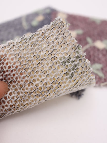 フラワー刺繍オーガンジーボンディングニットソー｜【生地幅】約142センチ 【混率】アクリル50％ポリエステル50％｜ドッグウエア・KIDSウエア・トップス・雑貨向き｜26AW-236