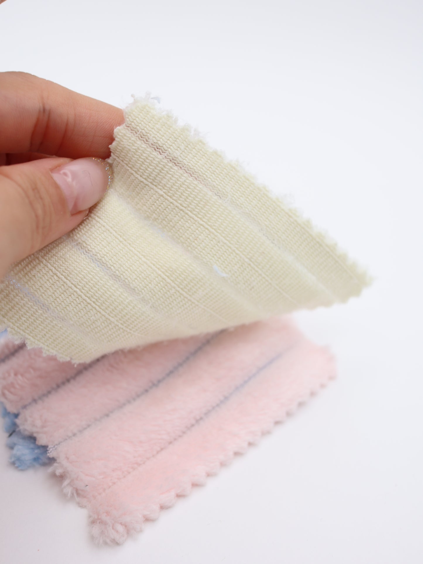 【25AW-004】中ピッチストライプジャガードボア　/0.5ｙあたり=～1045円