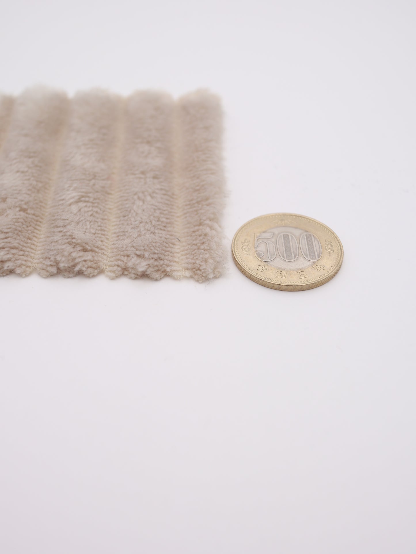 【25AW-004】中ピッチストライプジャガードボア　/0.5ｙあたり=～1045円