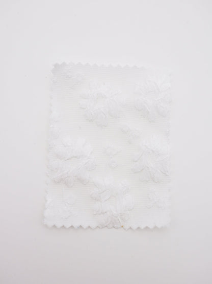 【25AW-016】エンボスフラワー柄ジャガード　/0.5ｙあたり=～695円