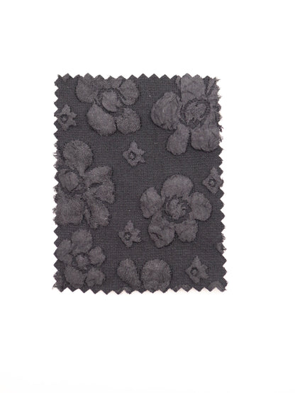 【25AW-015】エンボスフラワー柄ジャガード　/0.5ｙあたり=～695円