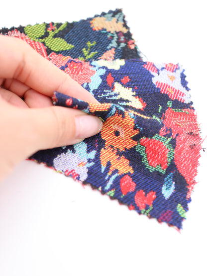 【25AW-043】フラワー柄ゴブラン　/0.5ｙあたり=～1135円