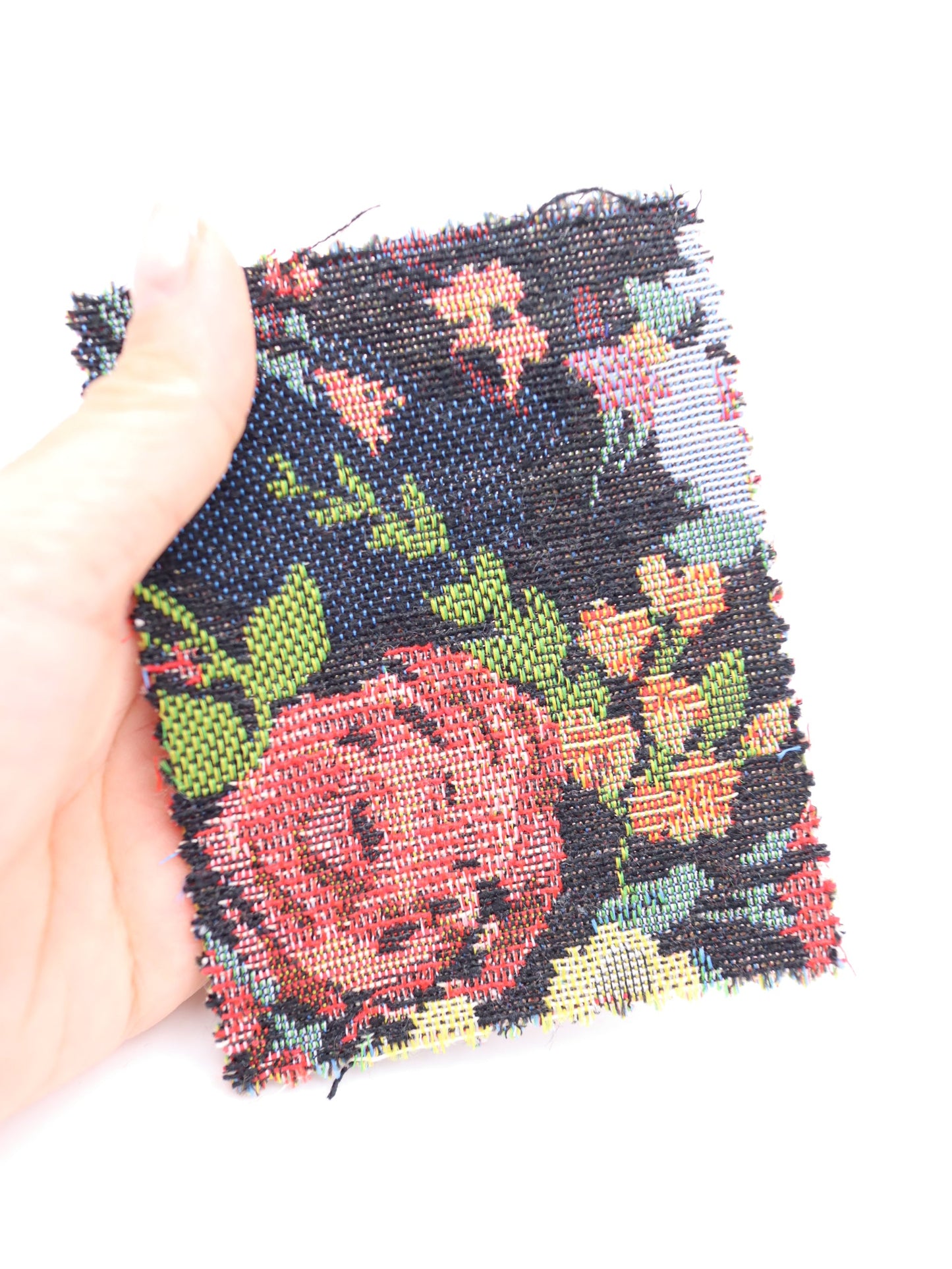 【25AW-043】フラワー柄ゴブラン　/0.5ｙあたり=～1135円