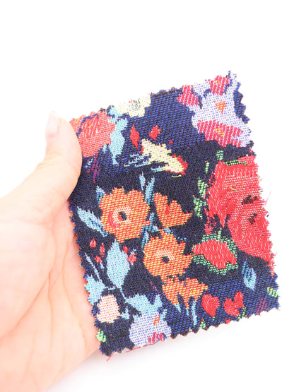 【25AW-043】フラワー柄ゴブラン　/0.5ｙあたり=～1135円