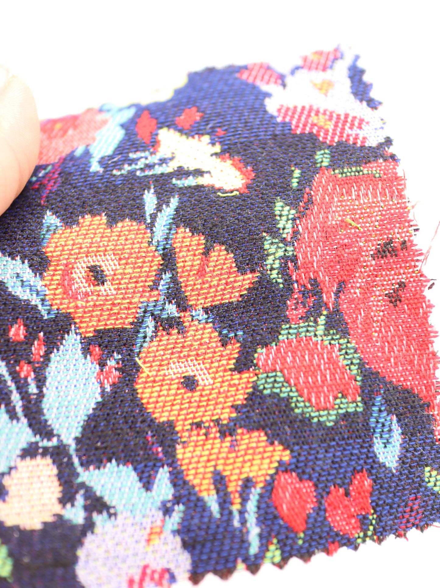 【25AW-043】フラワー柄ゴブラン　/0.5ｙあたり=～1135円