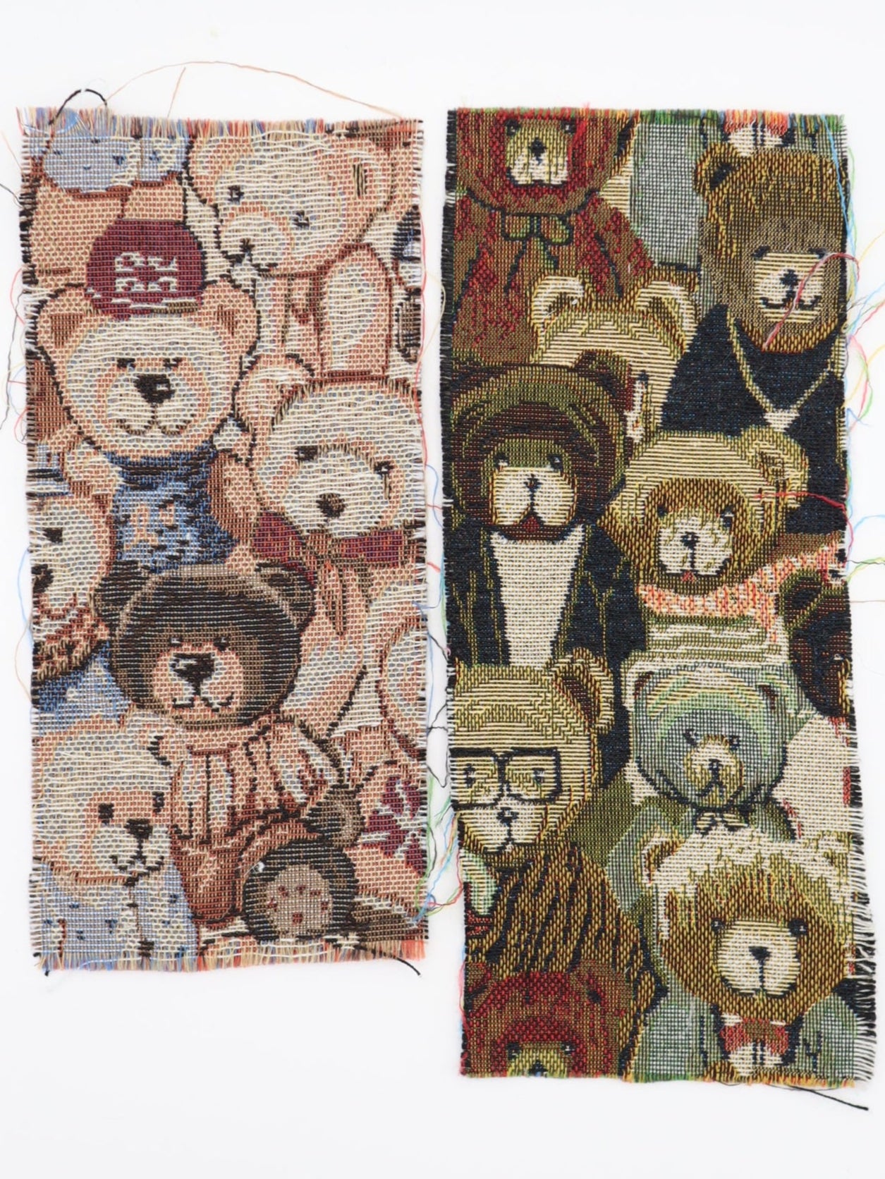 【25AW-042】大混雑くまちゃん柄ゴブラン　/0.5ｙあたり=～1035円