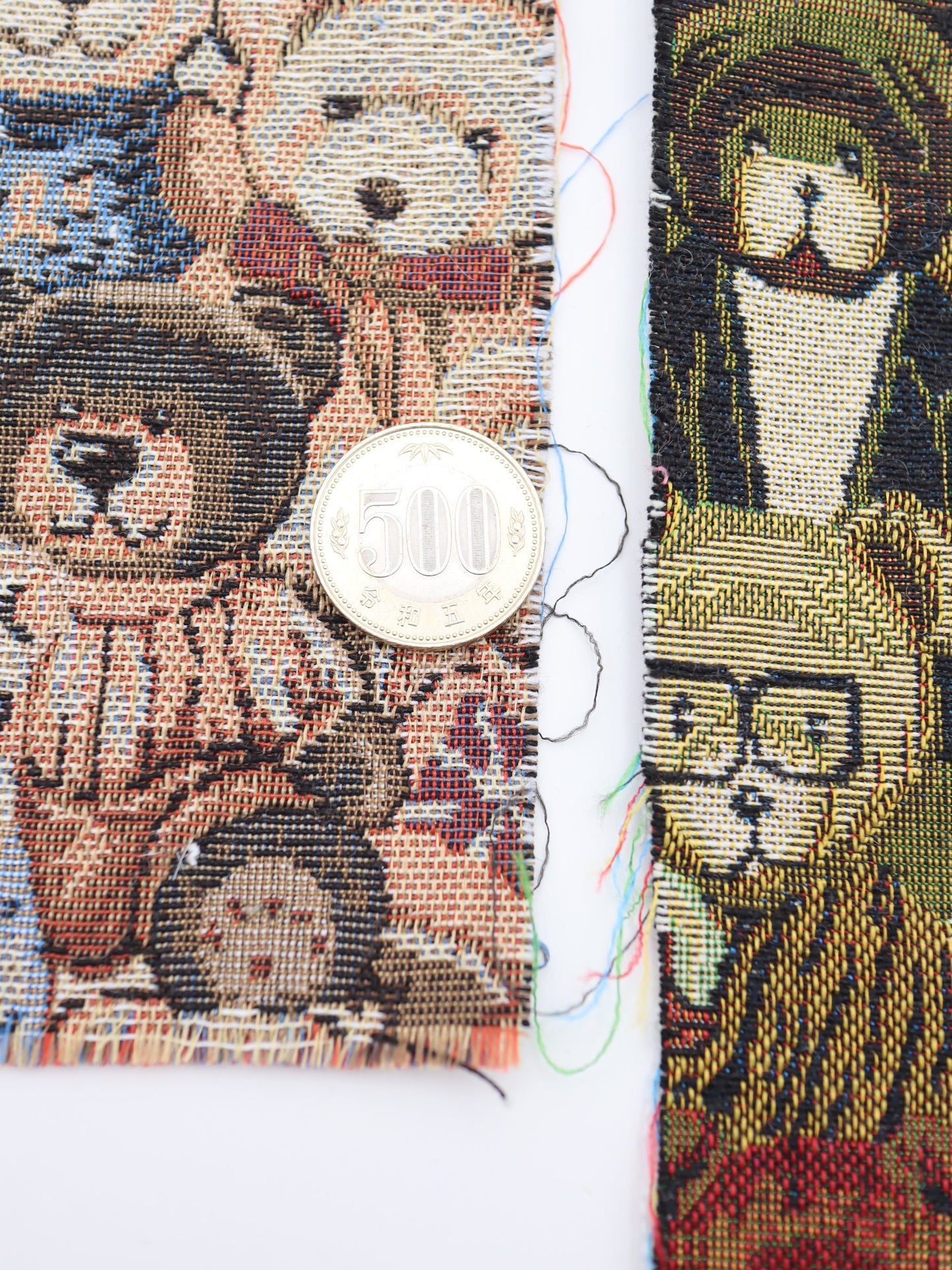 【25AW-042】大混雑くまちゃん柄ゴブラン　/0.5ｙあたり=～1035円