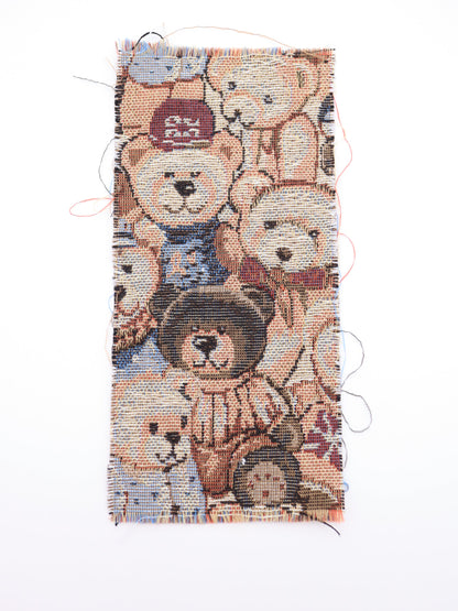 【25AW-042】大混雑くまちゃん柄ゴブラン　/0.5ｙあたり=～1035円