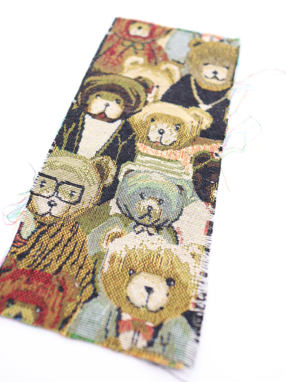 【25AW-042】大混雑くまちゃん柄ゴブラン　/0.5ｙあたり=～1035円